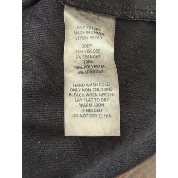 Soft Surroundings Tunic Lagenlook Black Long Sleeve V-Neck Womens Size 2X - Picture 8 of 8